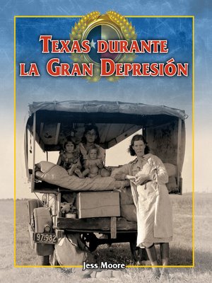 cover image of Texas durante la Gran Depresión (Texas During the Great Depression)